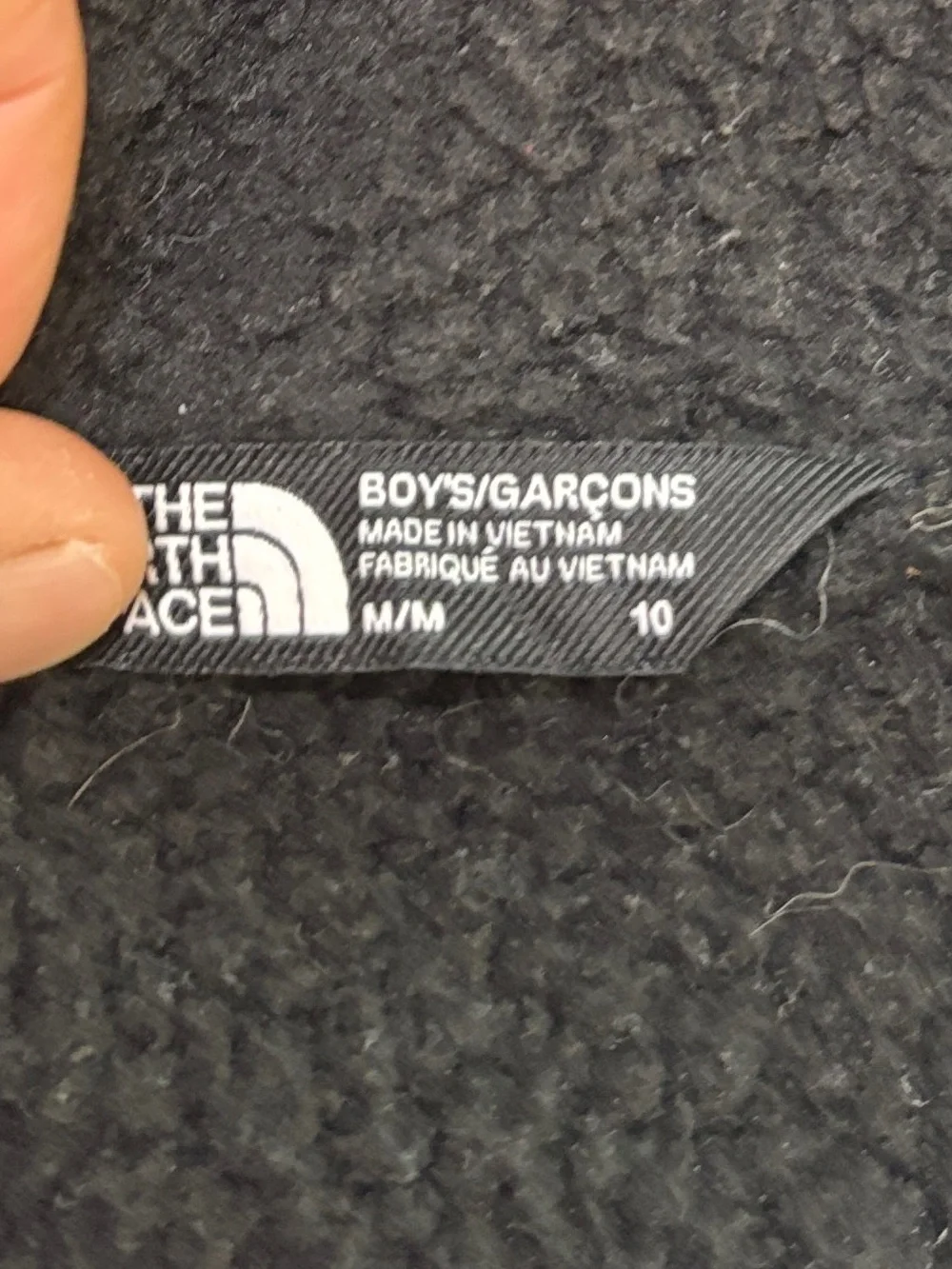 The North Face Boys DryVent Hooded Waterproof Jacket Gray M 10